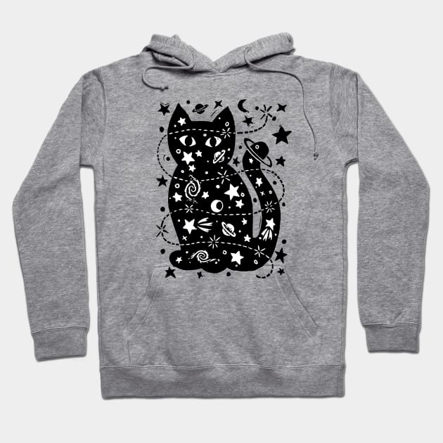 Félicette the Space Cat Hoodie by Woah there Pickle